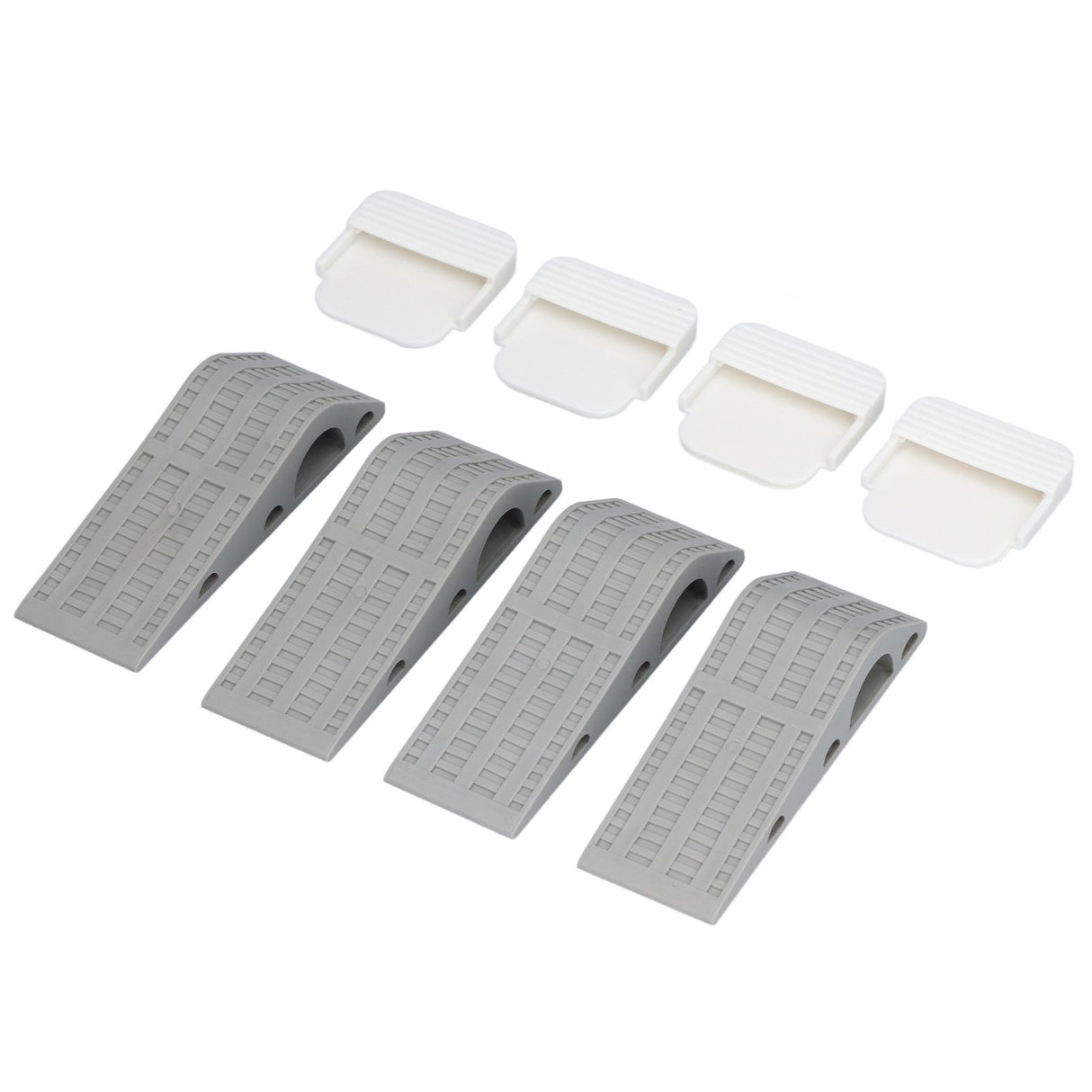 4Set Door Stoppers Non Slip Rubber Door Bottom Stop Wedge Accessories for Home Improvement