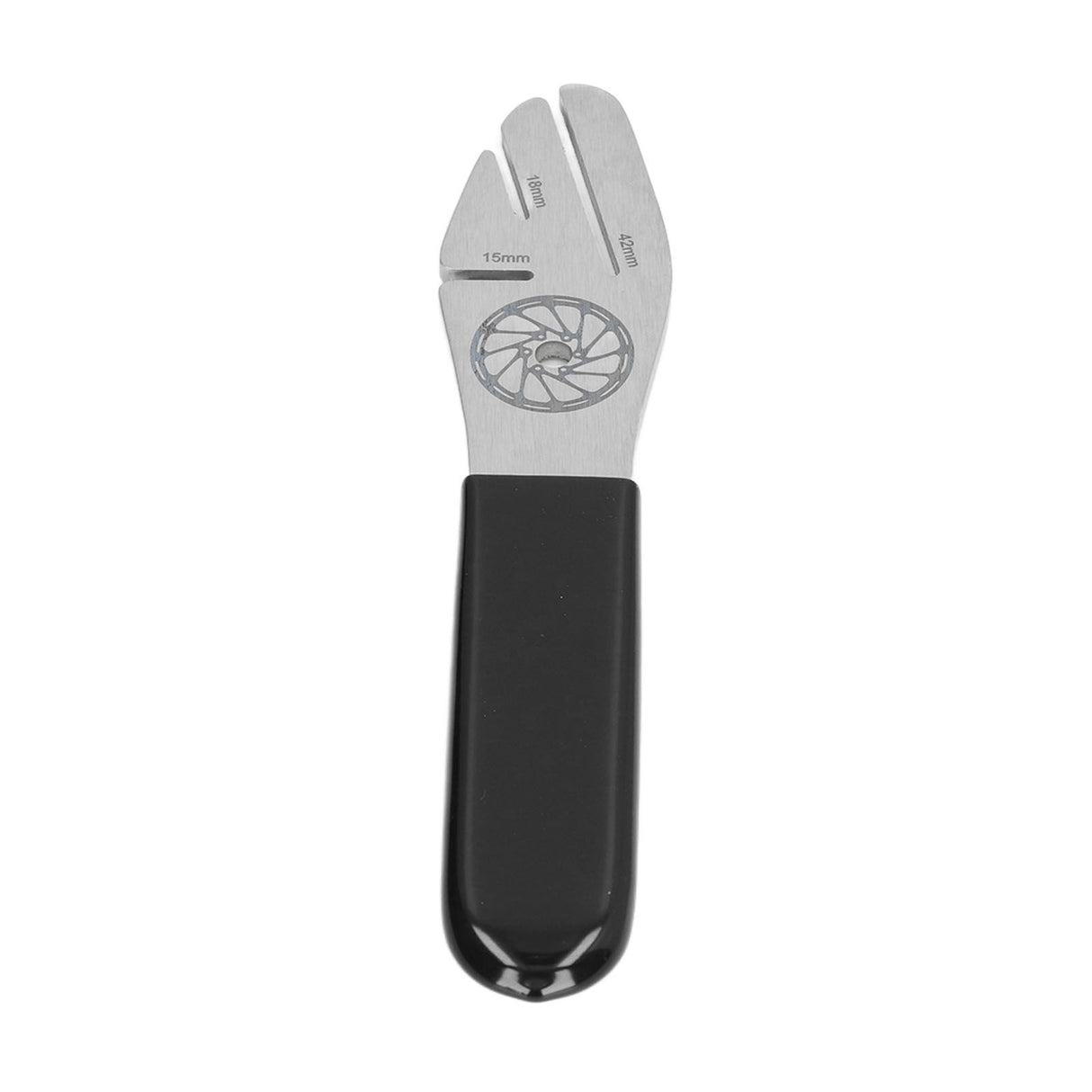 Bicycle Disc Rotor Alignment Tool Rotor Stainless Steel Bike Brake Wrench with 3 Slots for Bike Alignment