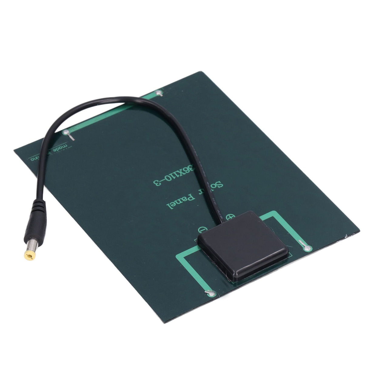 2PCS 2W Solar Panels High Conversion Rate DC5521 Output Rechargeable 3.7V Battery Solar Panel Charger for Solar Light