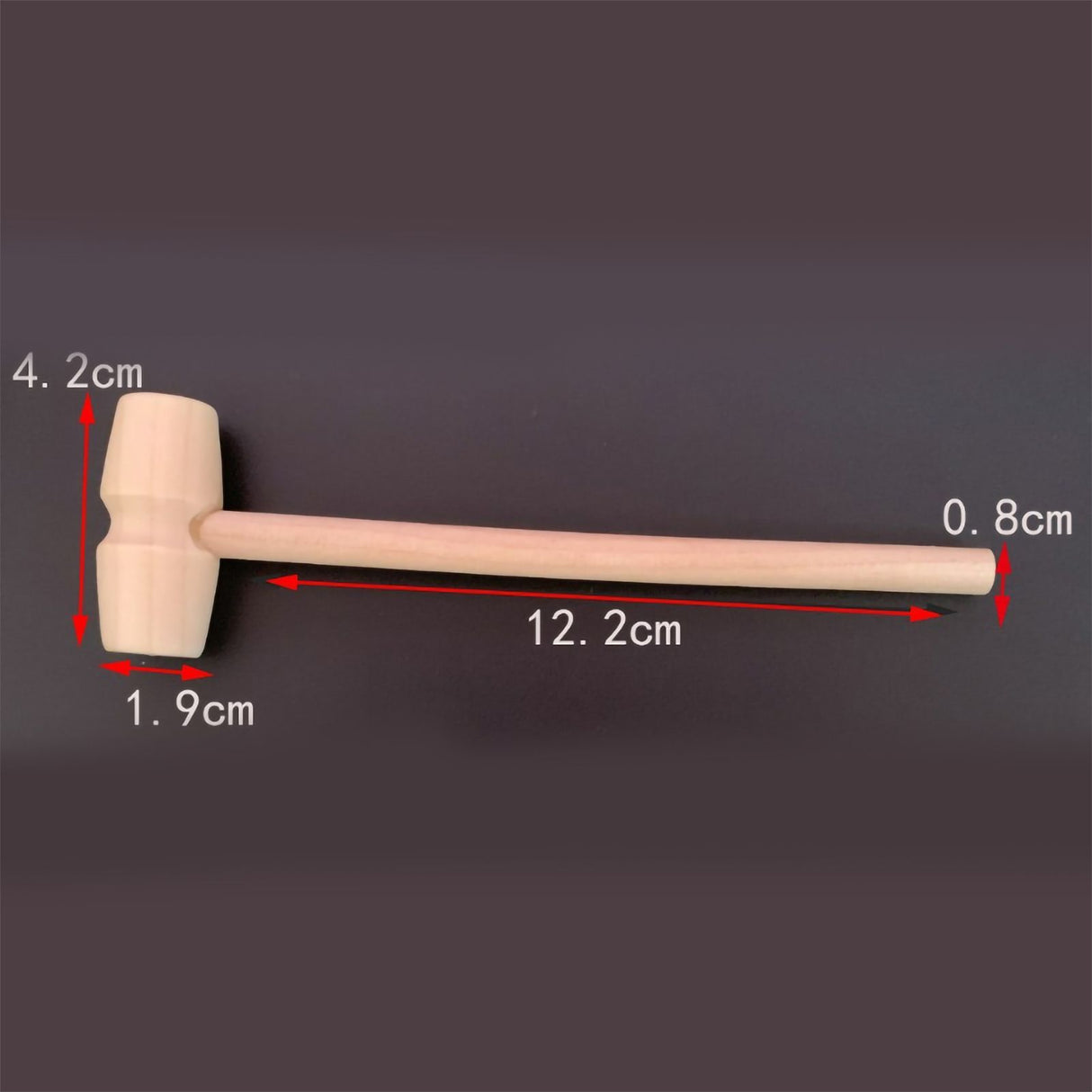Mini Wooden Hammer Cracking Seafood Breakable Chocolate Kids Hammer Toy for Household