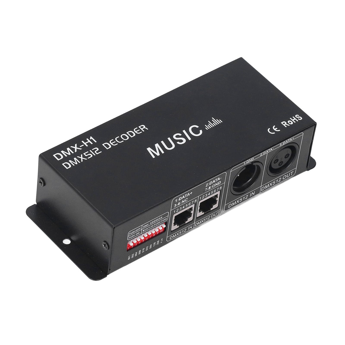 4 Channel DMX 512 Decorder Adjustable RGB Dimming LED Decorder Controller for Bars Hotels Sober Bars4A