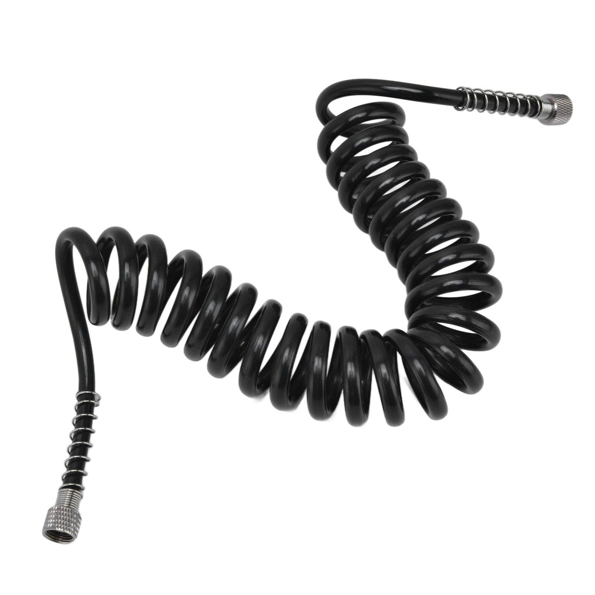 Air Hose Polyurethane Coil Air Hose with G1/8 Female Thread Fittings for Paint Airbrush Accessories