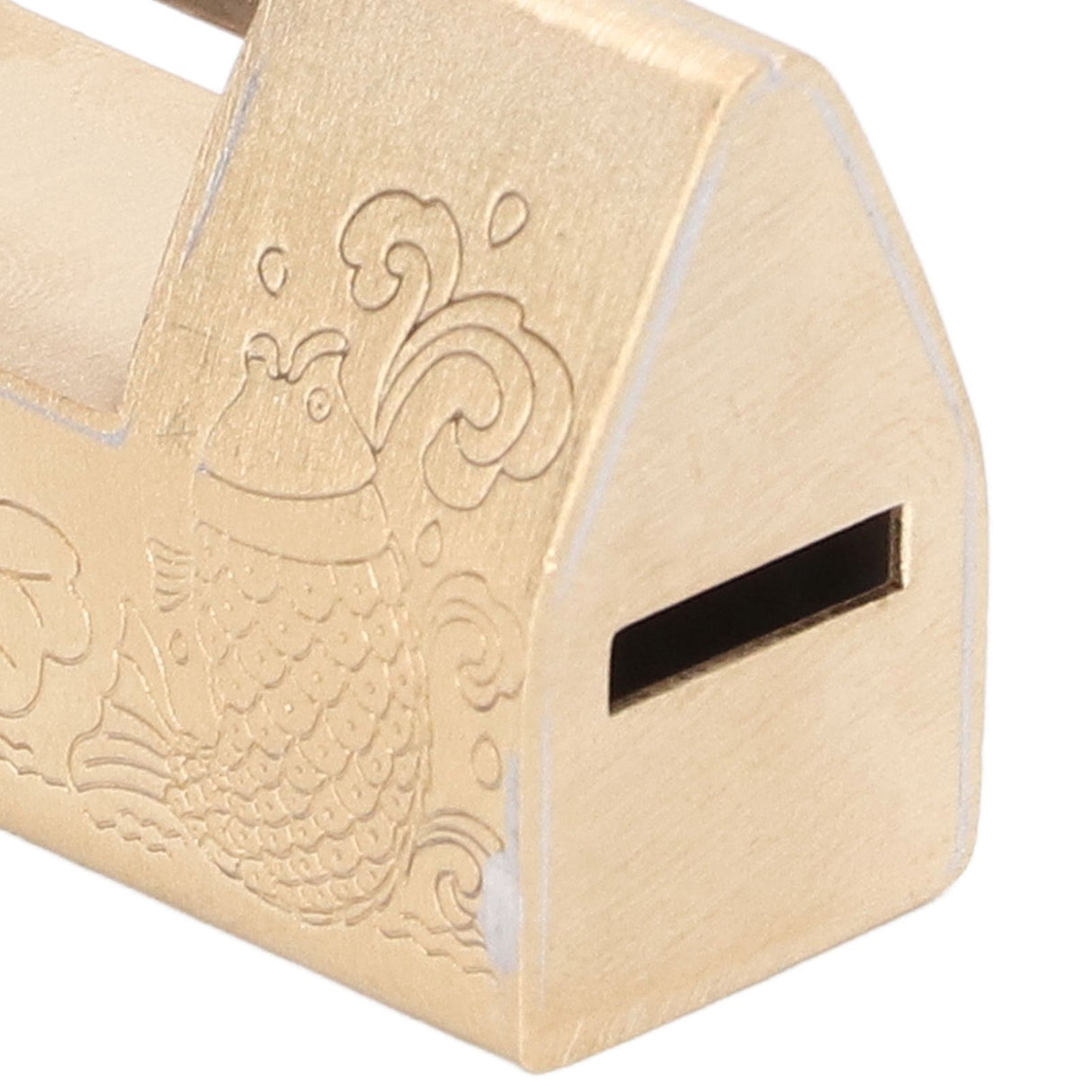 Antique Style Padlock 5cm Spacing Horizontal Lock with Key for Jewelry Box Wooden Box Cabinet Door