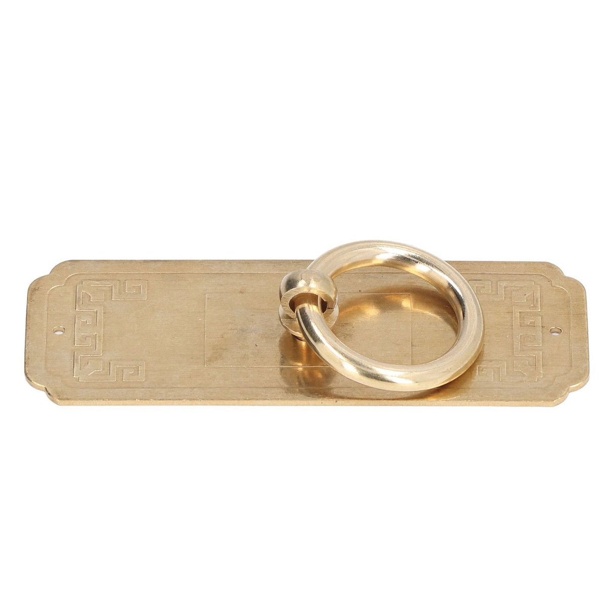 Cabinet Door Handle Chinese Furniture Antique Pattern Pure Copper Cabinet Doors Window Retro HandleLength 10cm