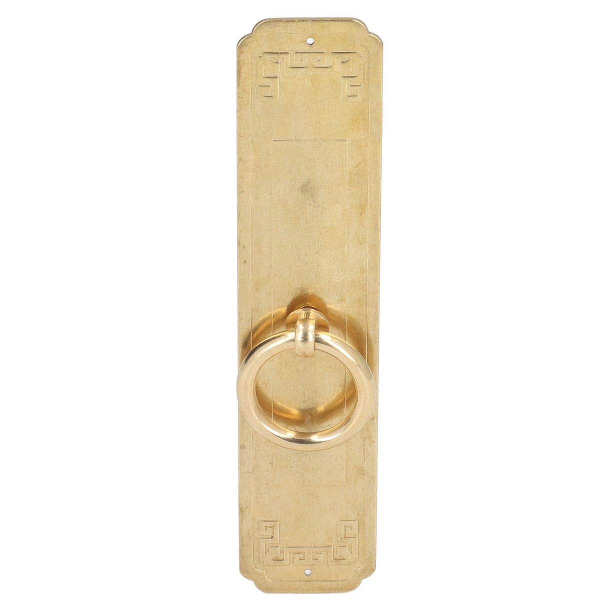 Cabinet Door Handle Chinese Furniture Antique Pattern Pure Copper Cabinet Doors Window Retro HandleLength 16cm