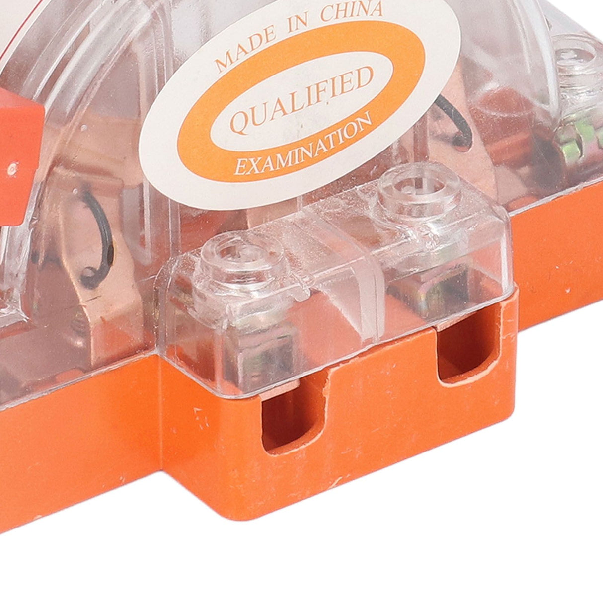 Transparent Knife Switch 2P 32A Double Pole Against Electric Shock Safety Knife Switch with Indicator for Generator