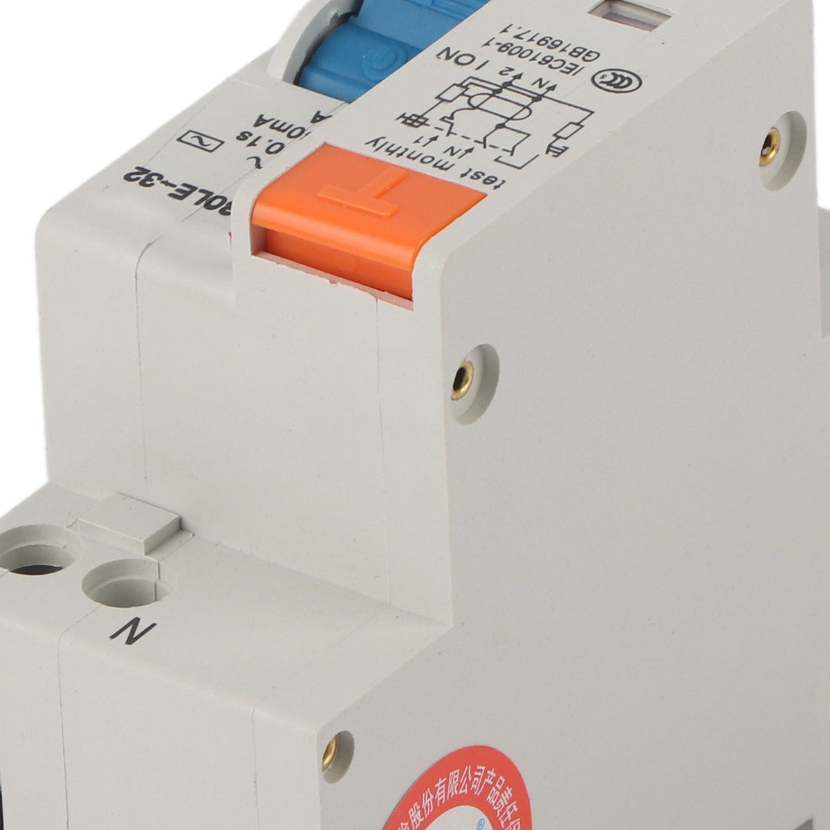 Circuit Breaker 1P 16A 220V Overload Short Circuit Leakage Protection Residual Current Circuit Breaker for 50/60Hz