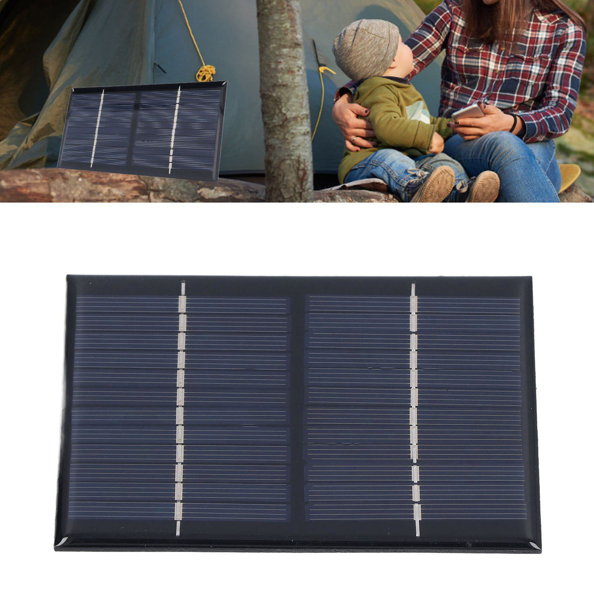 Solar Panel Waterproof 1.5W 12V DIY Solar Panel for Solar Toys/Lights/Displays Scientific Projects