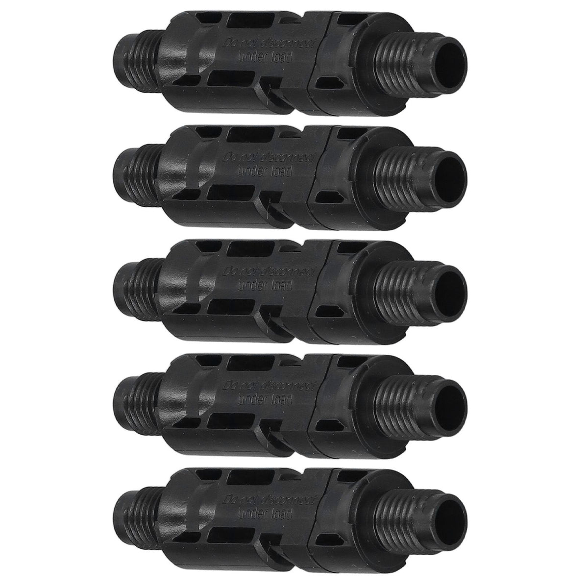 5 Sets Solar Branch Connectors UV Protection Male Female Header Board End Connector(PV-BMC(1000V) )