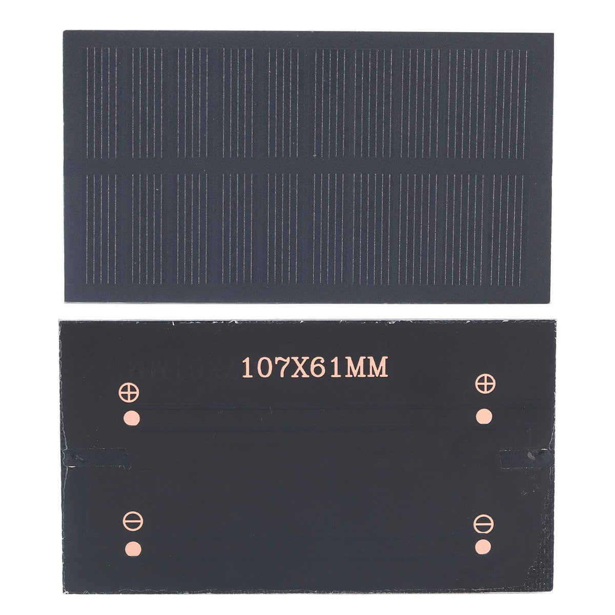 Small Solar Panel Monocrystalline Silicon Portable Solar Cell Module for 3.7V Batteries Charging 1W 5V