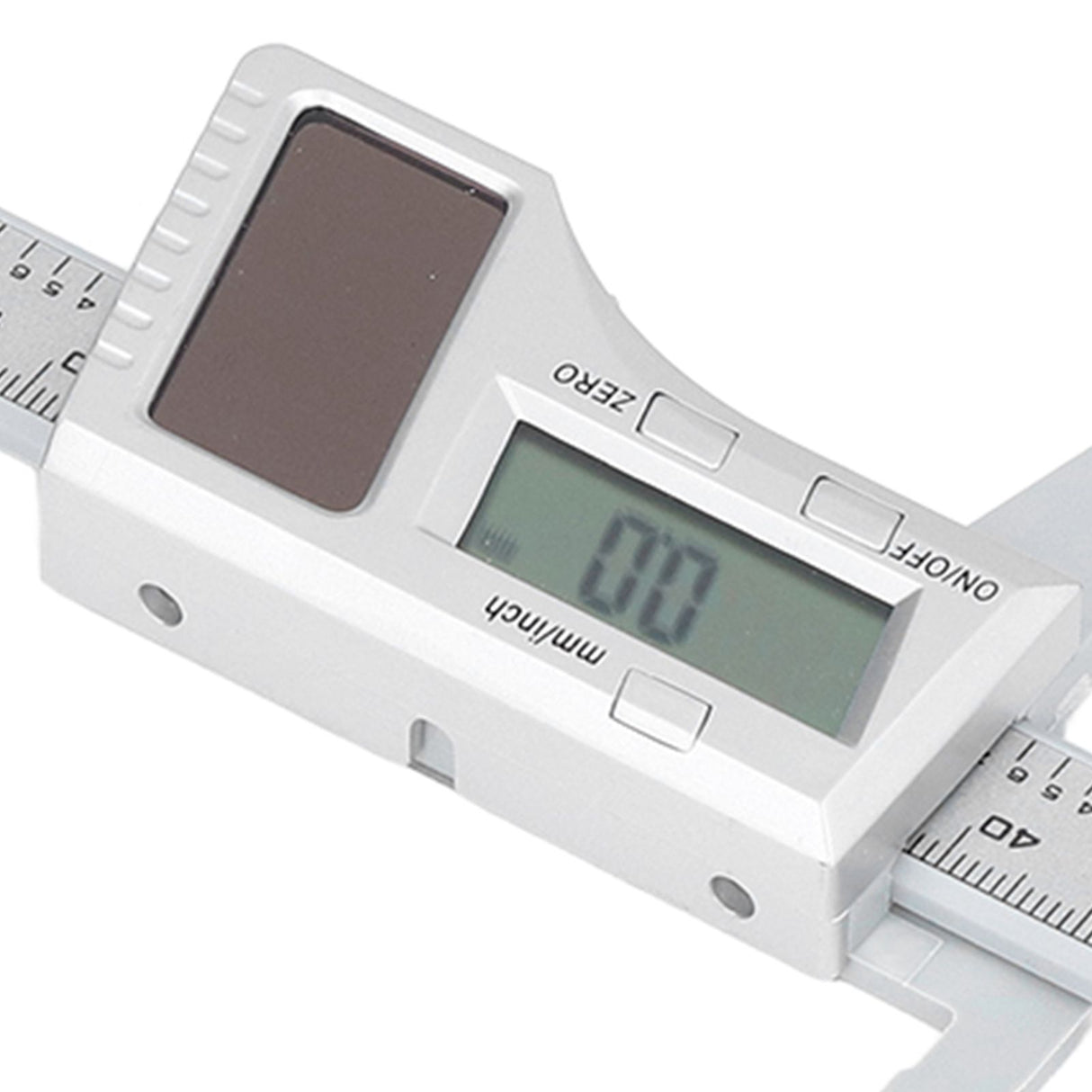 Solar Plastic Caliper 0‑150mm Electronic Digital Display Caliper for Engineering Surveying Angle Measurement