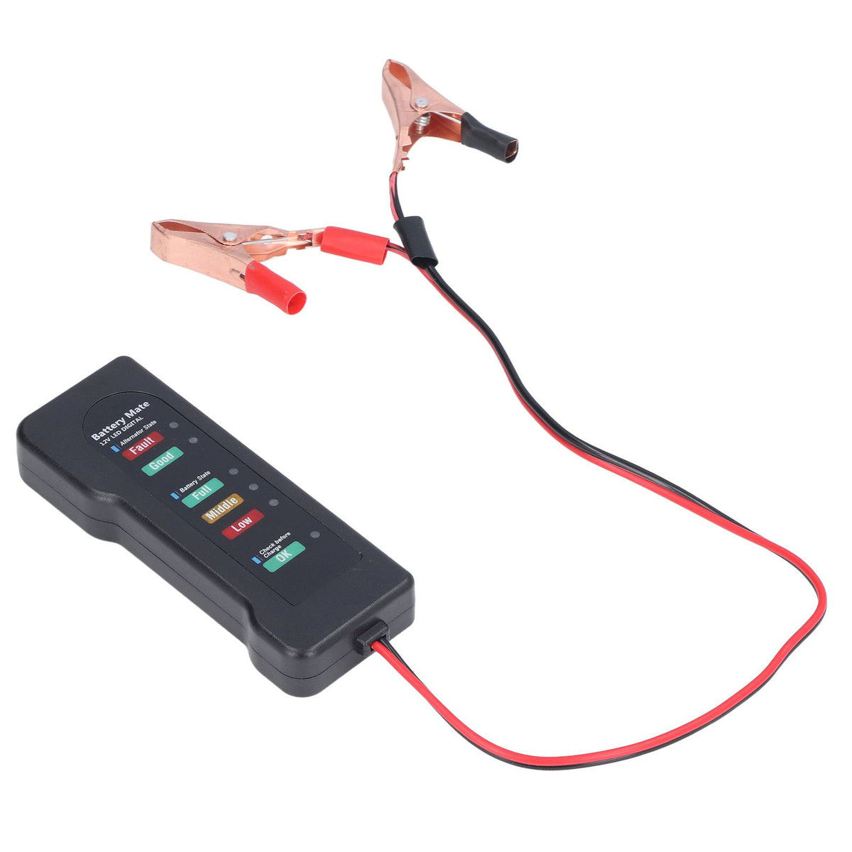 Car Battery Tester 12V Battery Analyzer Reverse Protection Function Good Electrical Conductivity High Sensitivity