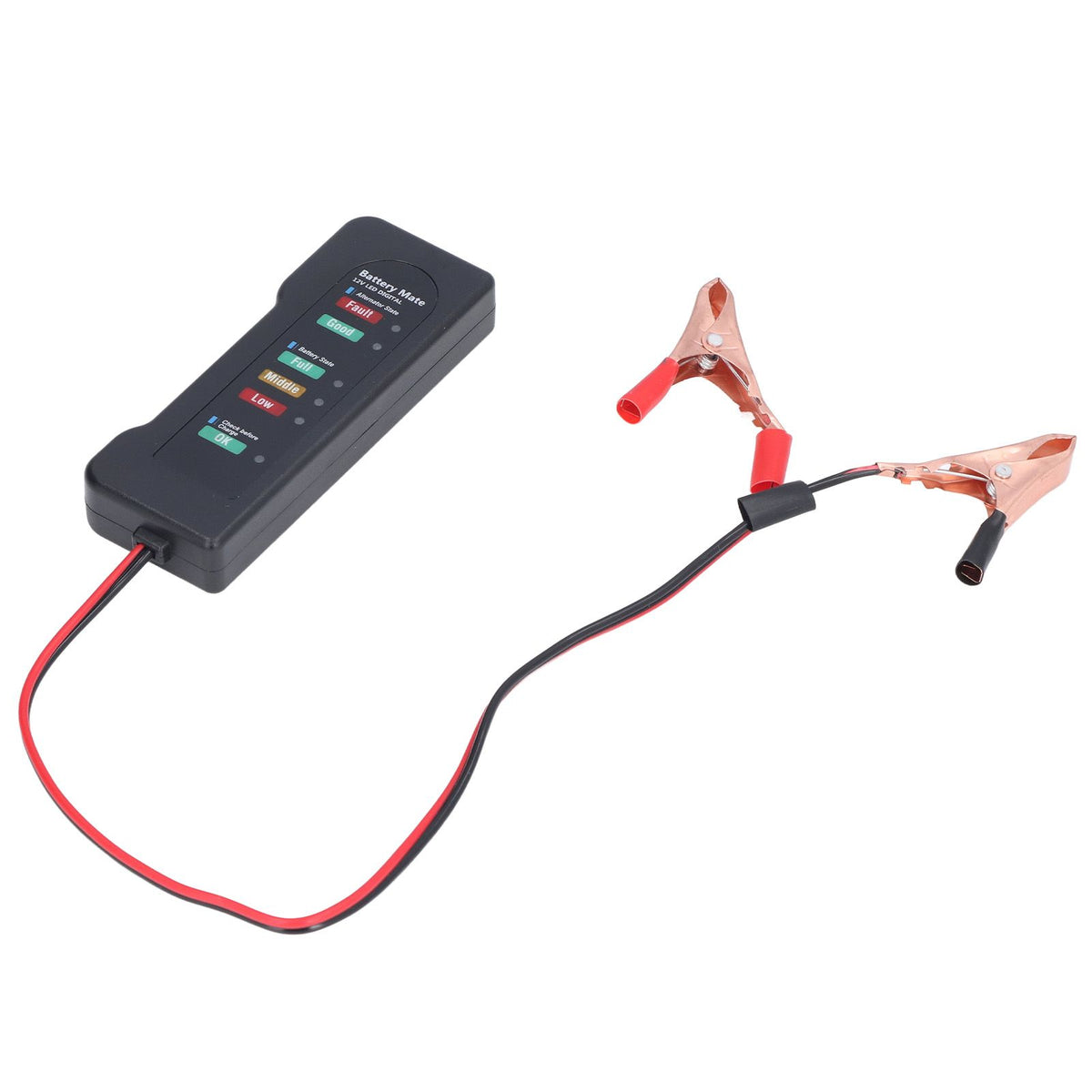 Car Battery Tester 12V Battery Analyzer Reverse Protection Function Good Electrical Conductivity High Sensitivity