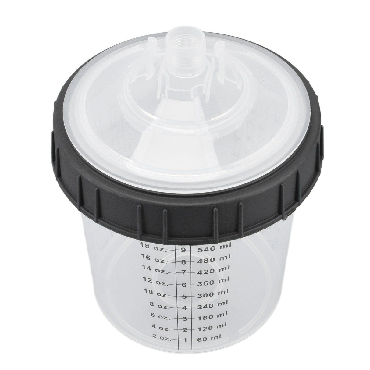Disposable Paint Spray Cup Plastic Spray Paint Mixing Cup with Lids Painting Supplie 600ml