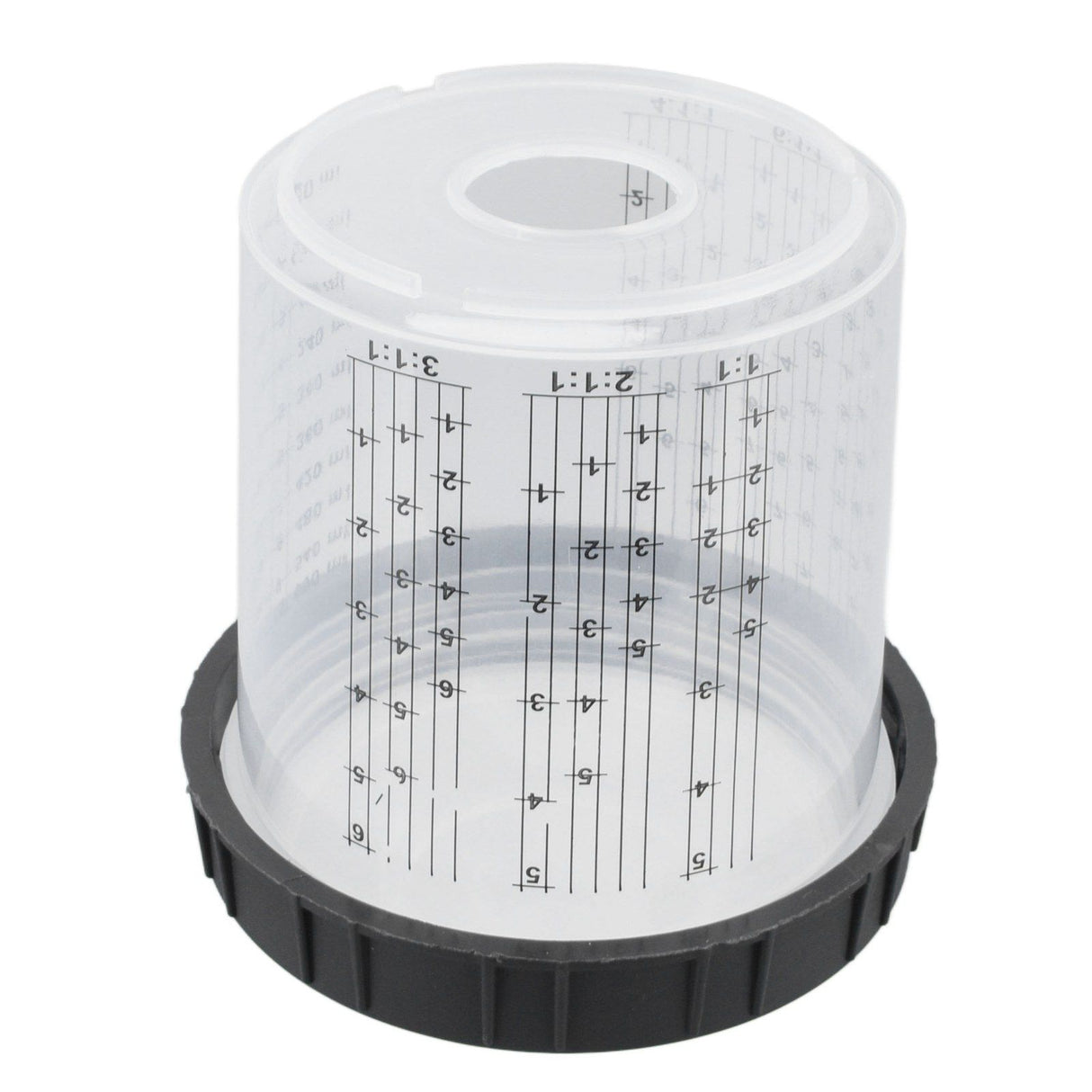 Disposable Paint Spray Cup Plastic Spray Paint Mixing Cup with Lids Painting Supplie 600ml