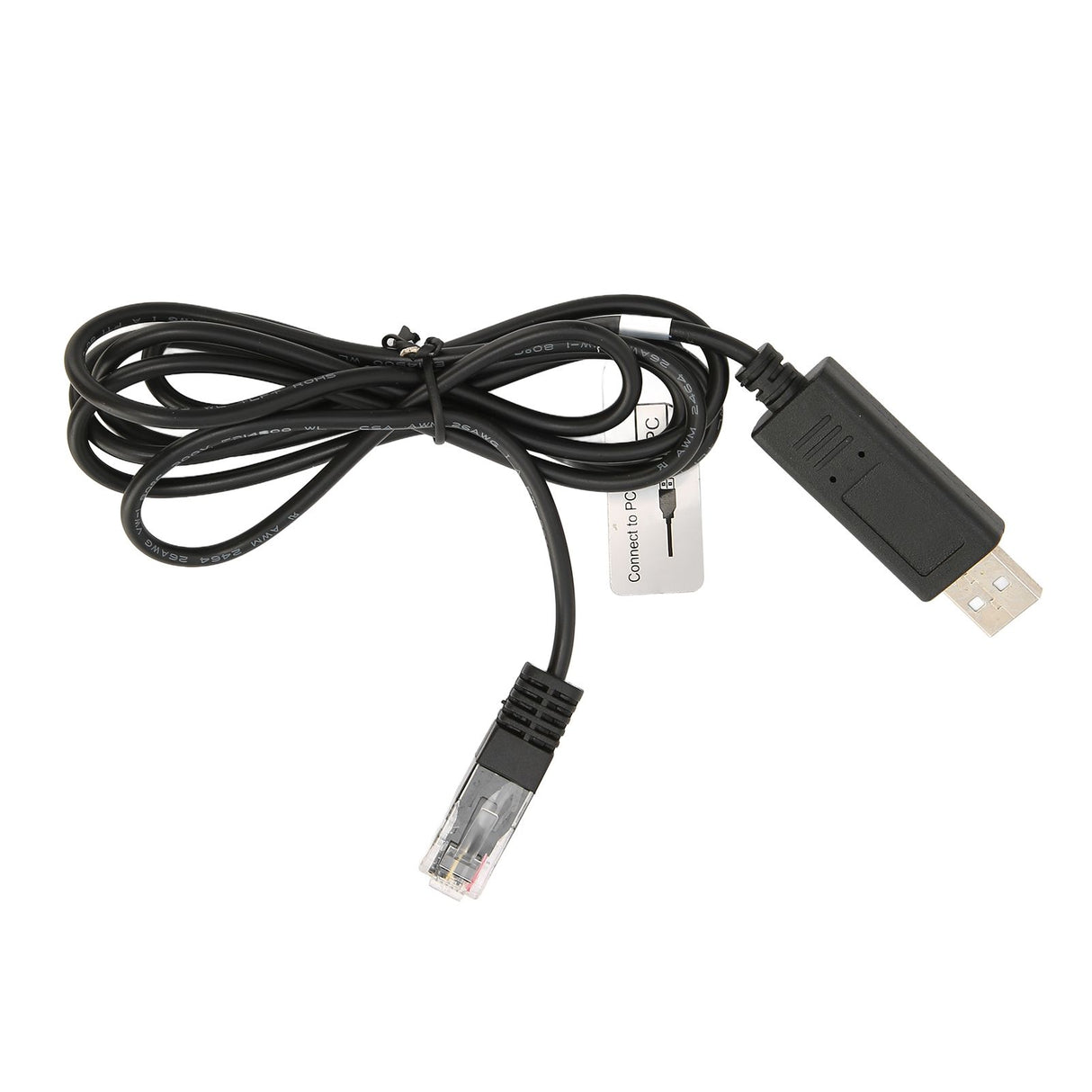 USB to RS 485 PC Communication Cable 1.5meter Long Brass Portable PC Communication Cable Replacement for Solar Connection