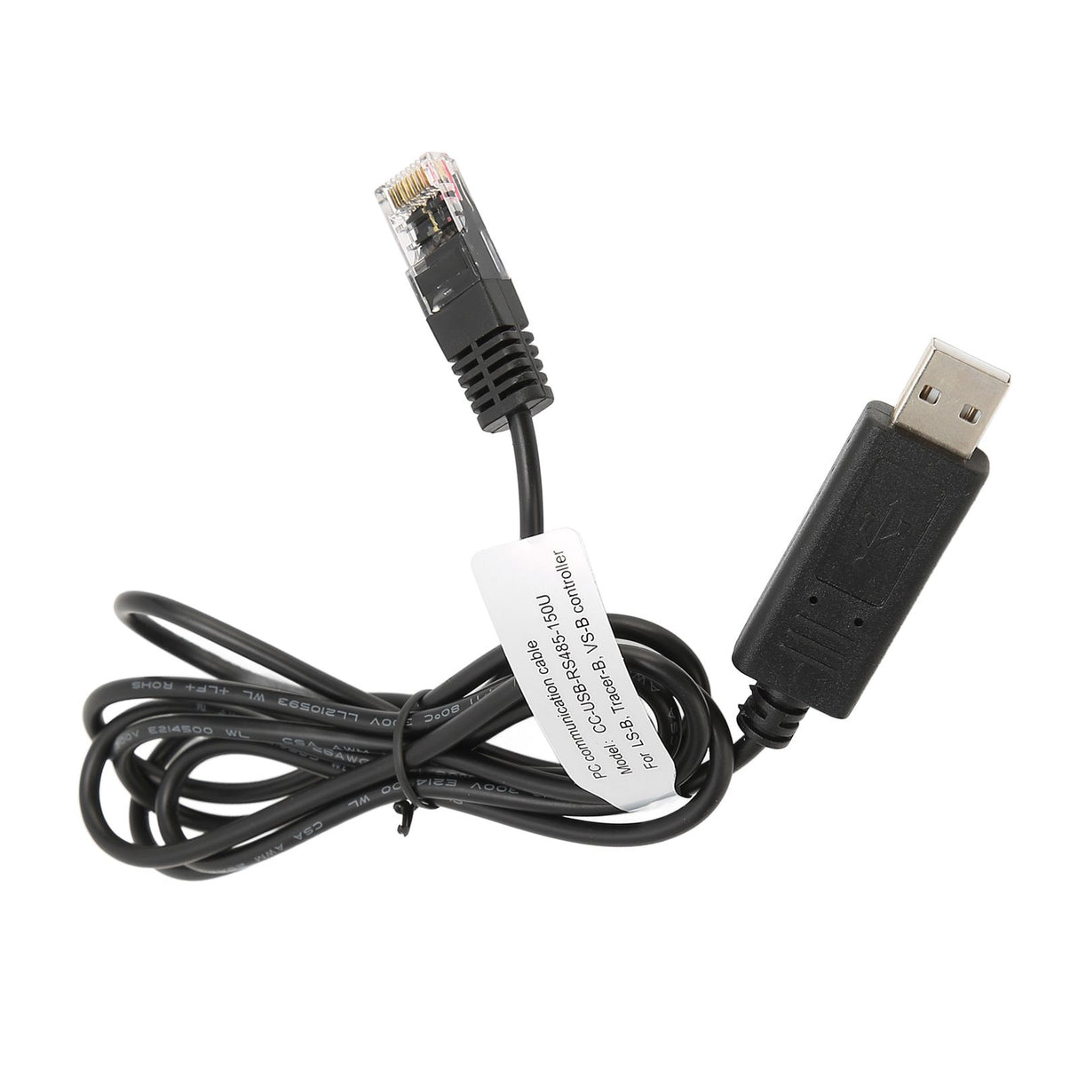 USB to RS 485 PC Communication Cable 1.5meter Long Brass Portable PC Communication Cable Replacement for Solar Connection
