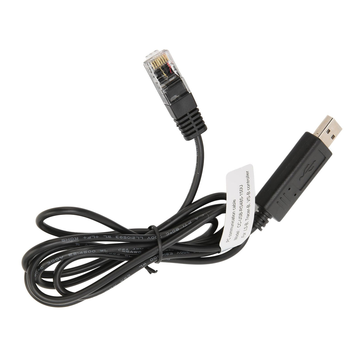 USB to RS 485 PC Communication Cable 1.5meter Long Brass Portable PC Communication Cable Replacement for Solar Connection