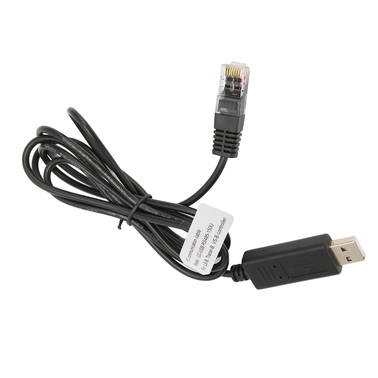 USB to RS 485 PC Communication Cable 1.5meter Long Brass Portable PC Communication Cable Replacement for Solar Connection