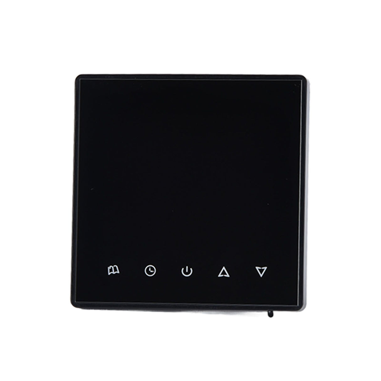 Smart Thermostat Multifunction Programmable Thermostat for Air Conditioner Water Heating Underfloor Heating AC220V Black