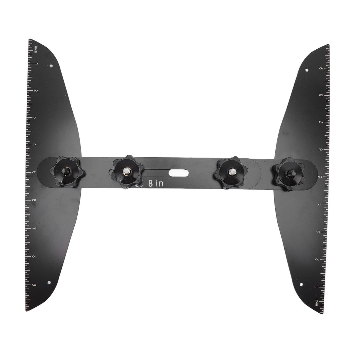 Stair Treads Gauge Stainless Steel 8in 12in 16in Corrosion Resistant High Accuracy Easy Operation Stair Measuring Tool Black Set