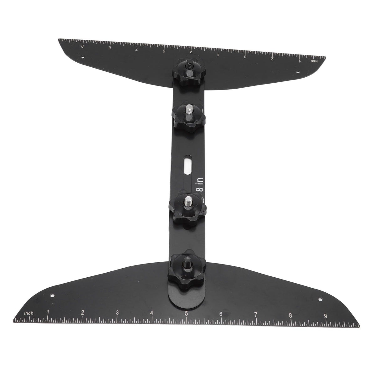 Stair Treads Gauge Stainless Steel 8in 12in 16in Corrosion Resistant High Accuracy Easy Operation Stair Measuring Tool Black Set