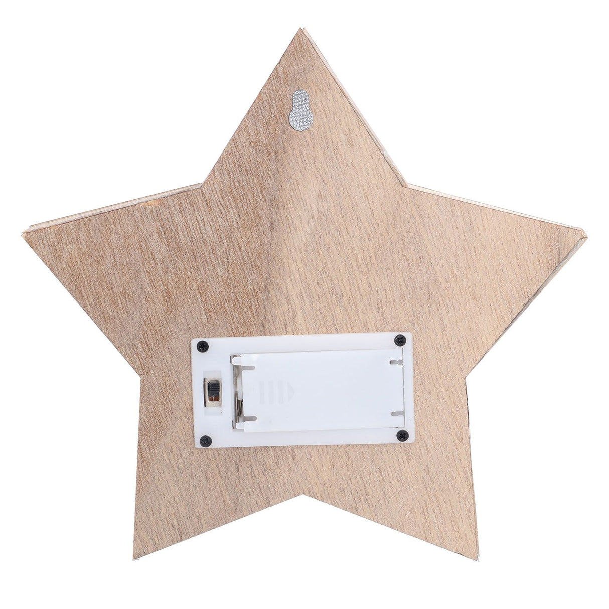 Wooden Star Shaped Ornament Christmas Decoration Ornaments Crafts with LED Light for Dining Table