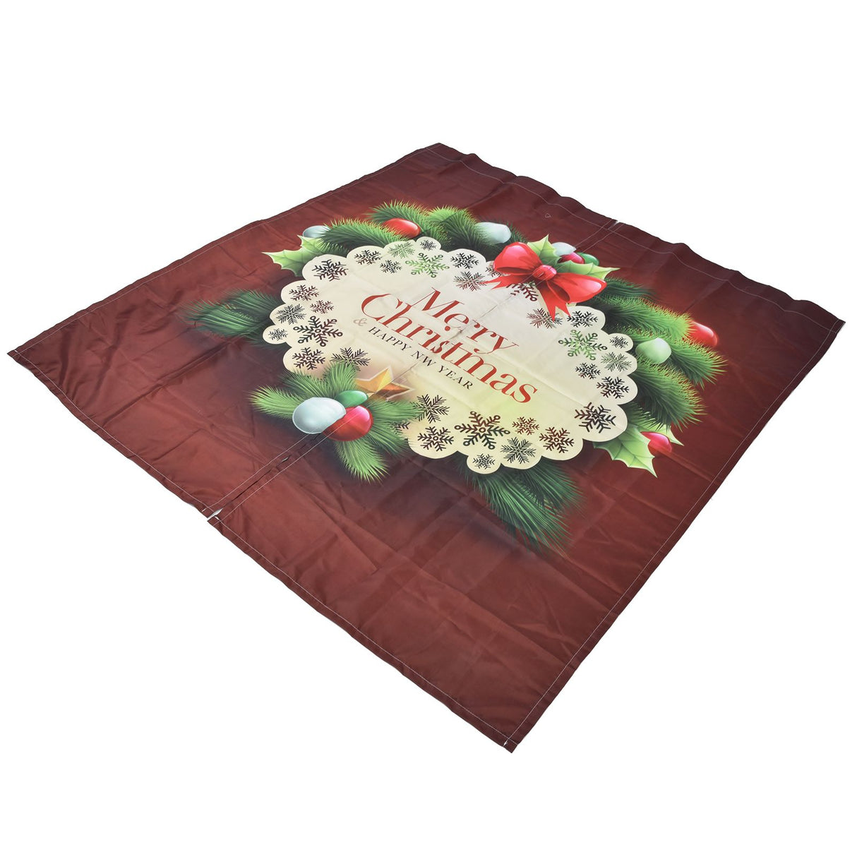 Christmas Curtain Polyester Fiber 3D Digital Printing Merry Christmas Custome Curtain for Outdoor Porch Balcony170x200cm Christmas 8