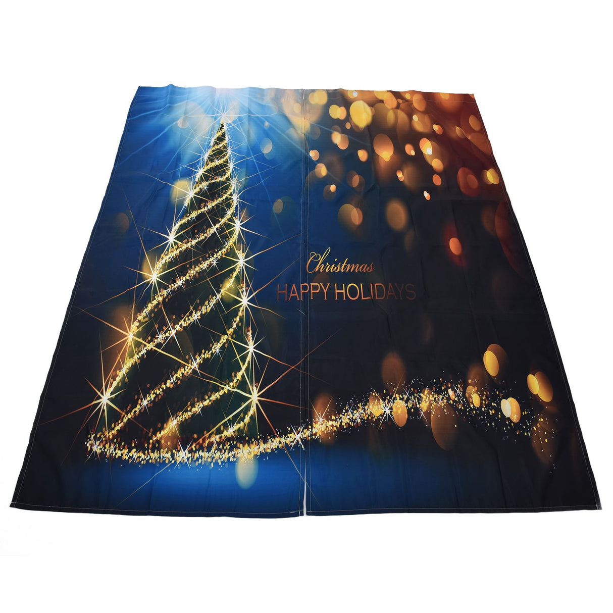 Christmas Curtain 3D Digital Printing Merry Christmas Outdoor Curtain for Outdoor Porch Balcony Christmas Decoration170x200cm Christmas 10