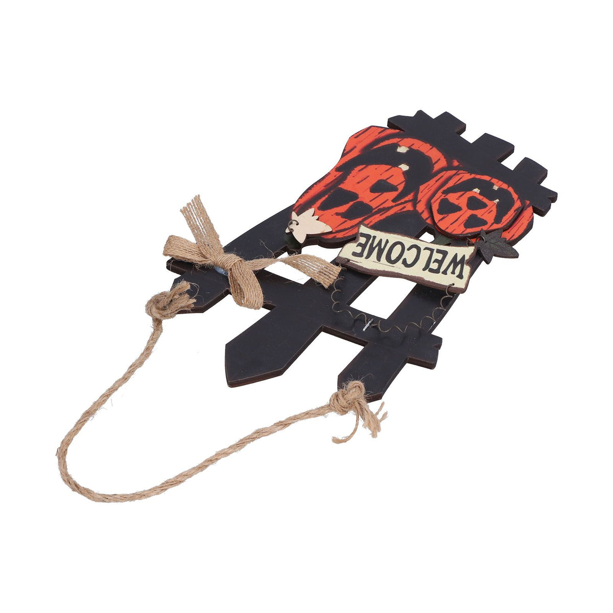 Ghost Festival Welcome Sign Wooden Lightweight Convenient Welcome Pendants for Halloween Decorations