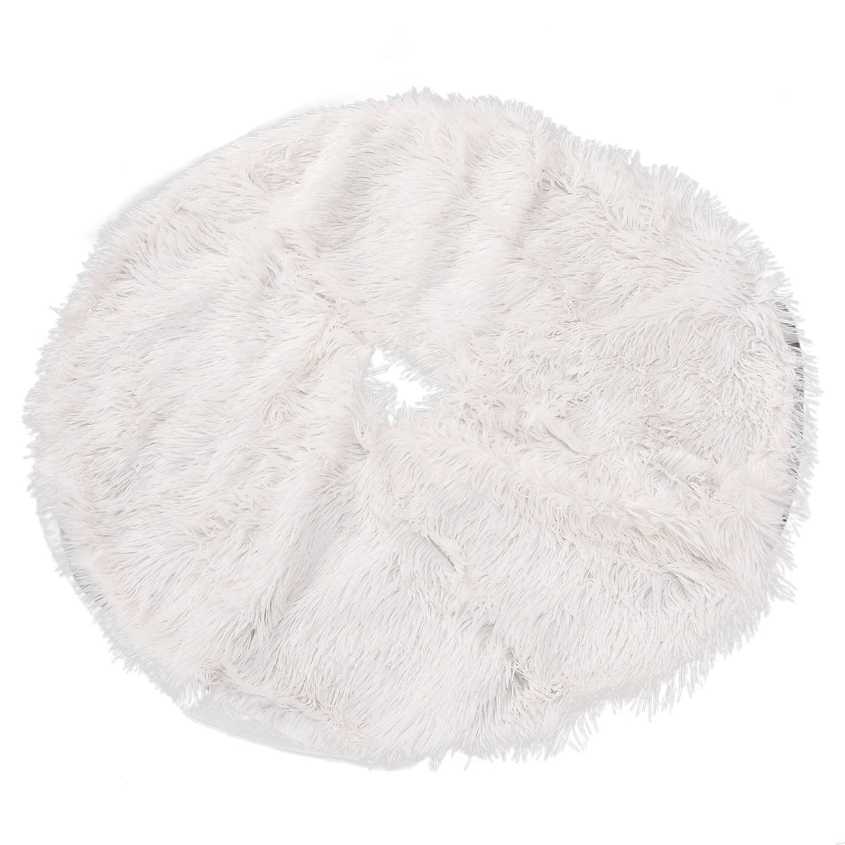 Christmas Tree Skirt Floor Mat Base Cover Round Carpet for Xmas New Year Party Holiday Home DecorationL 120CM