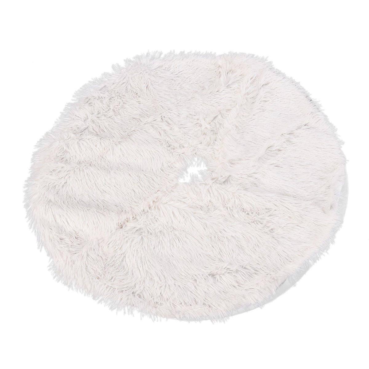 Christmas Tree Skirt Floor Mat Base Cover Round Carpet for Xmas New Year Party Holiday Home DecorationL 120CM