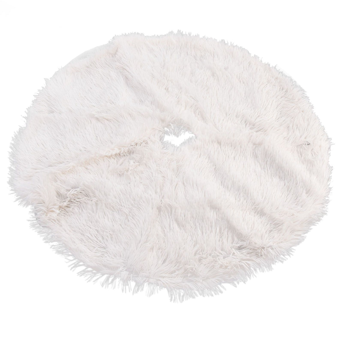 Christmas Tree Skirt Floor Mat Base Cover Round Carpet for Xmas New Year Party Holiday Home DecorationL 120CM