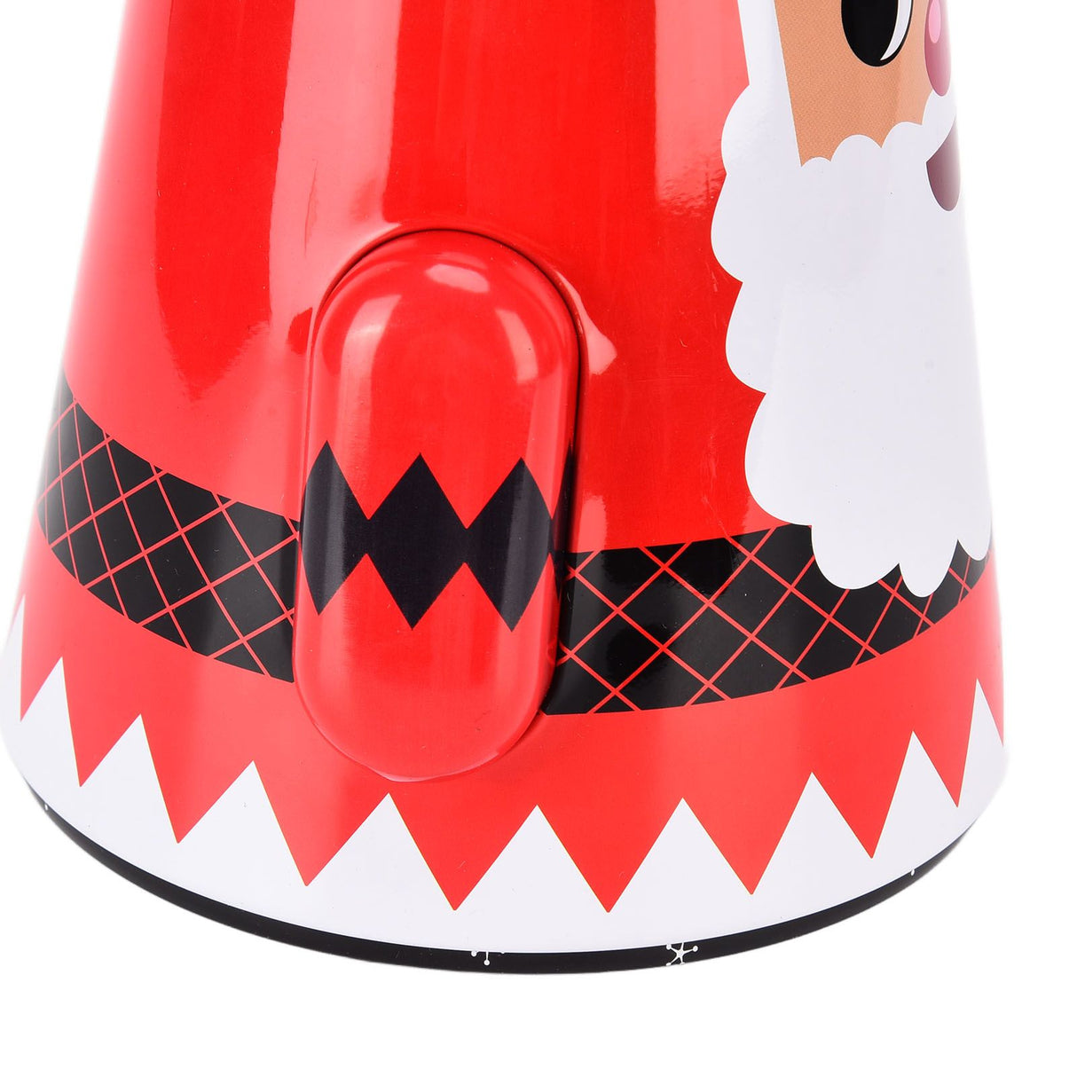 Christmas Candy Iron Box Roly Poly Design Santa Claus Snowman Candy Cans Storage BoxSanta Claus