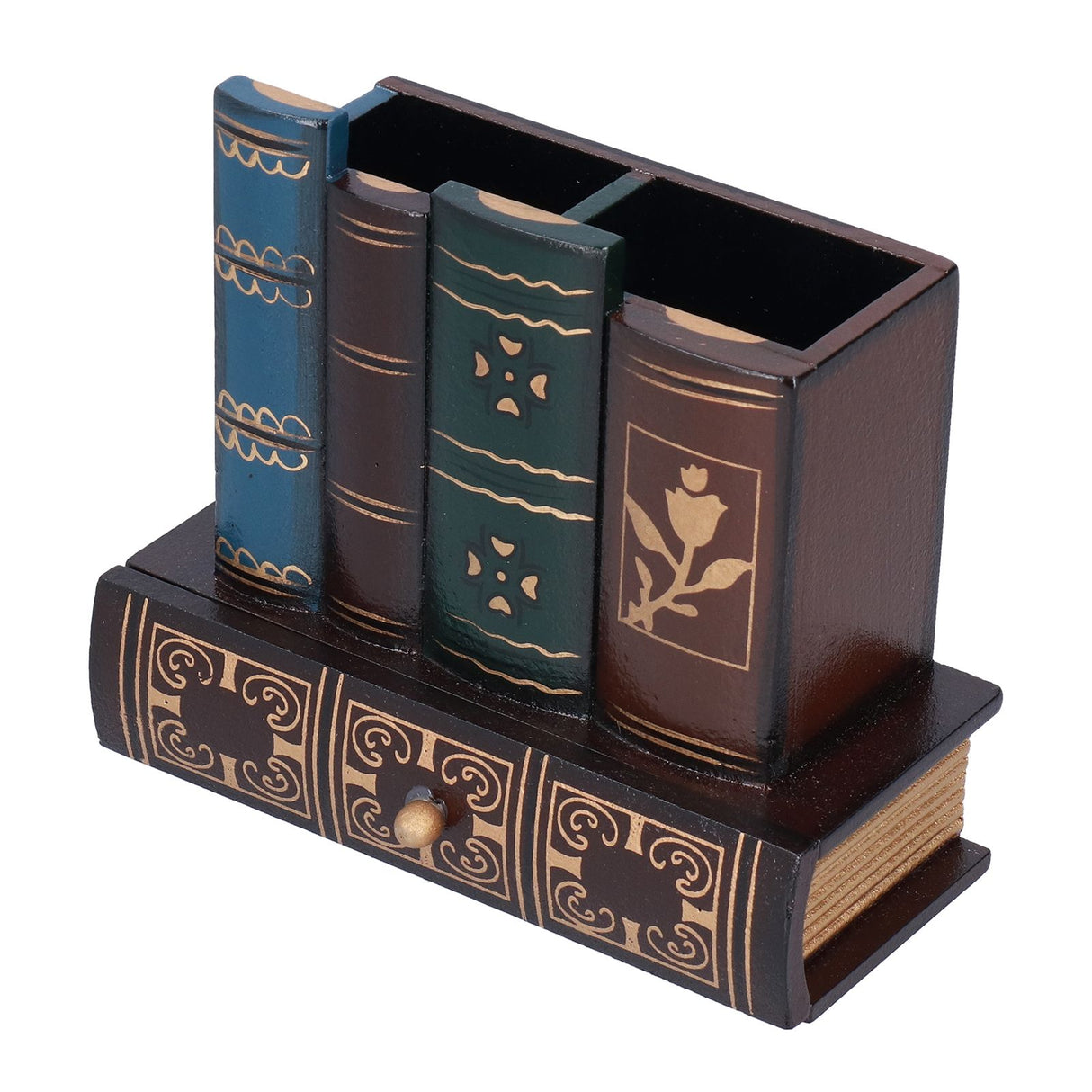 Retro Style Pencil Holder Pen Cup Desktop Storage Organizer Decoration for Home Office