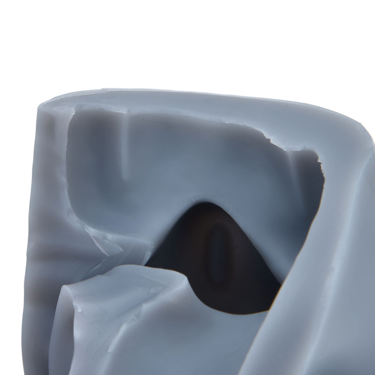Silicone Skull Candle Mold 3D Skull Head Mold with Rubber Rings for Home Cake Decoration