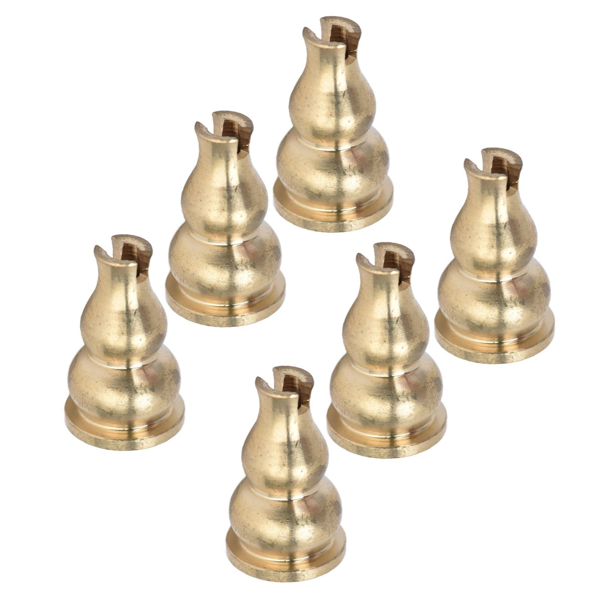 10pcs Incense Burner Gourd Shaped Brass Incense Holder for Home Office Teahouse Living Room Yoga