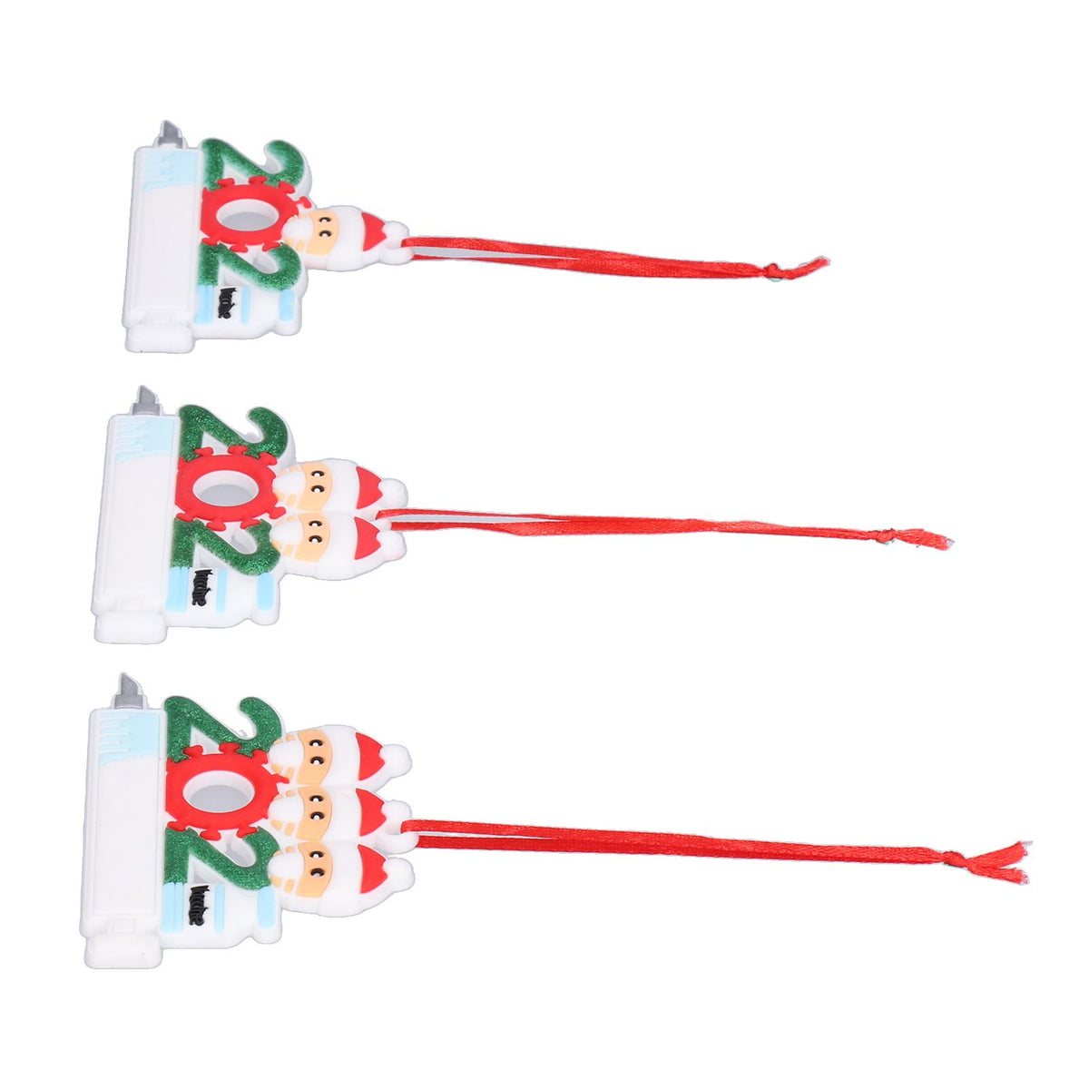 3PCS Personalized Christmas Ornament 2021 Snowman Series Family Members Name Christmas Tree Decorating