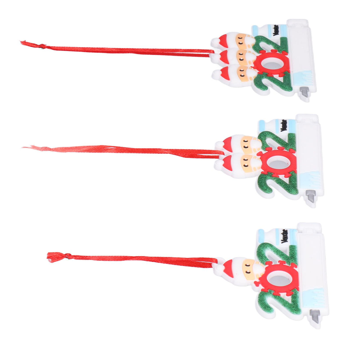 3PCS Personalized Christmas Ornament 2021 Snowman Series Family Members Name Christmas Tree Decorating