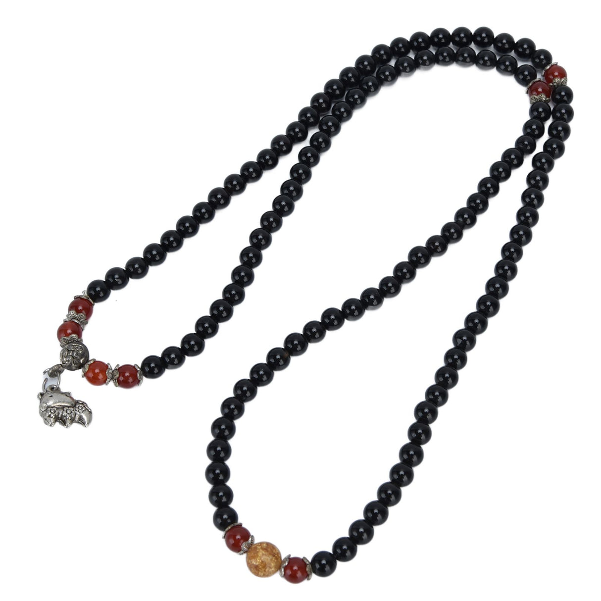 Beaded Bracelets Good Luck Natural Obsidian Bracelets for Women Men Health Wealth Money Feng Shui Jewelry