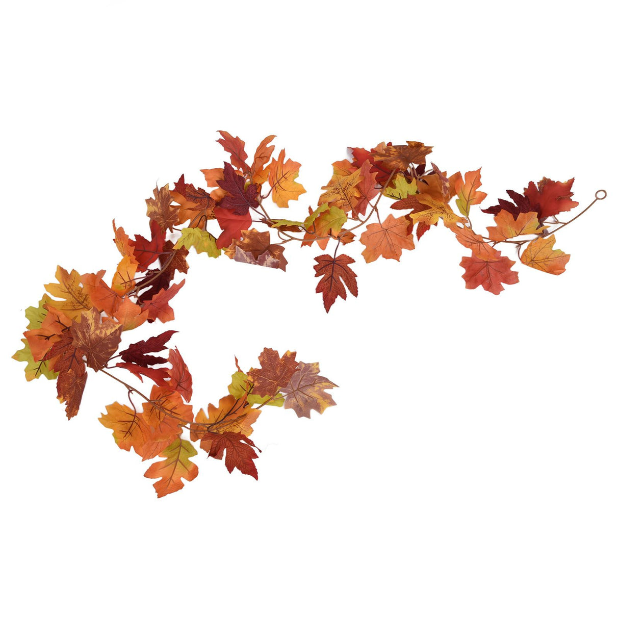 Decorative Artificial Maple Garland Fall Leaf Garland Decoration Thanksgiving Halloween Fake Maple VineTwo Leaf Maple Leaf 7 Leaf Loop