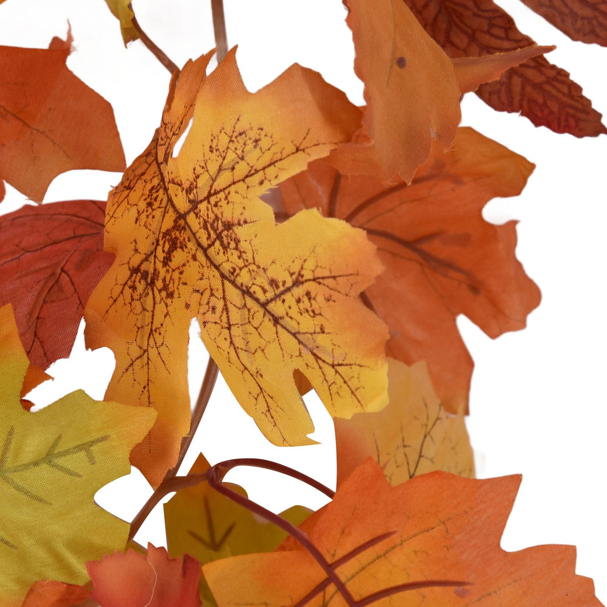 Decorative Artificial Maple Garland Fall Leaf Garland Decoration Thanksgiving Halloween Fake Maple VineTwo Leaf Maple Leaf 7 Leaf Loop