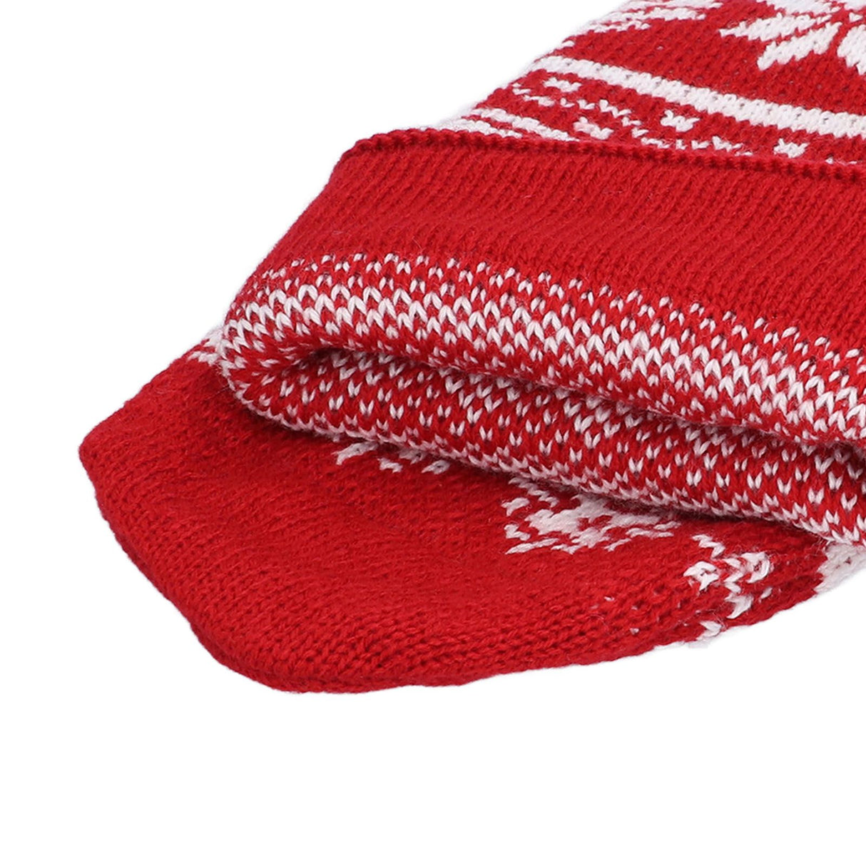 Large Knitted Christmas Stocking with Candy Bag Lovely Christmas Decorations Hanging StockingsChristmas Trees
