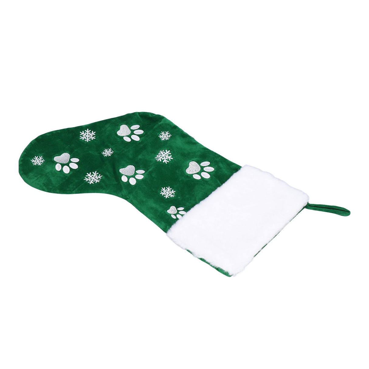 Christmas Stocking Gift Bag Xmas Tree Hanging Pendant Craft for Home Party Decorative OrnamentGreen