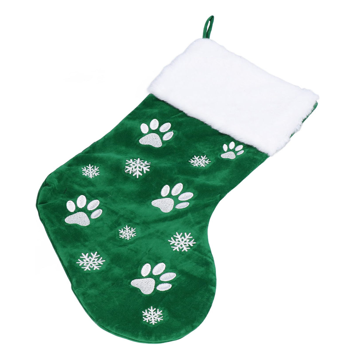 Christmas Stocking Gift Bag Xmas Tree Hanging Pendant Craft for Home Party Decorative OrnamentGreen