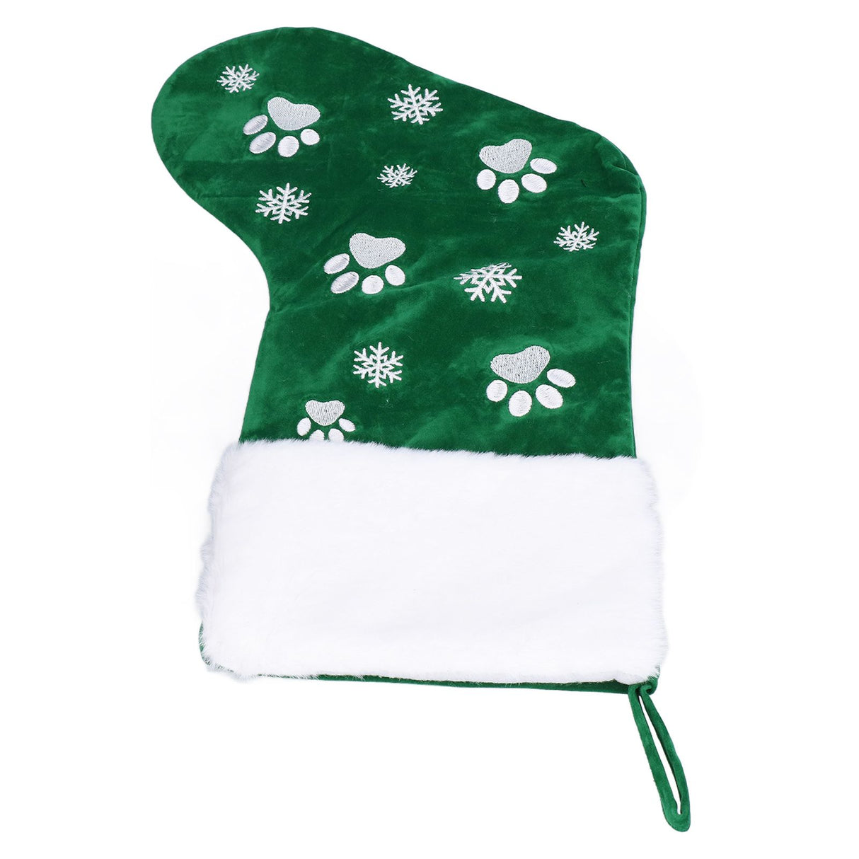 Christmas Stocking Gift Bag Xmas Tree Hanging Pendant Craft for Home Party Decorative OrnamentGreen
