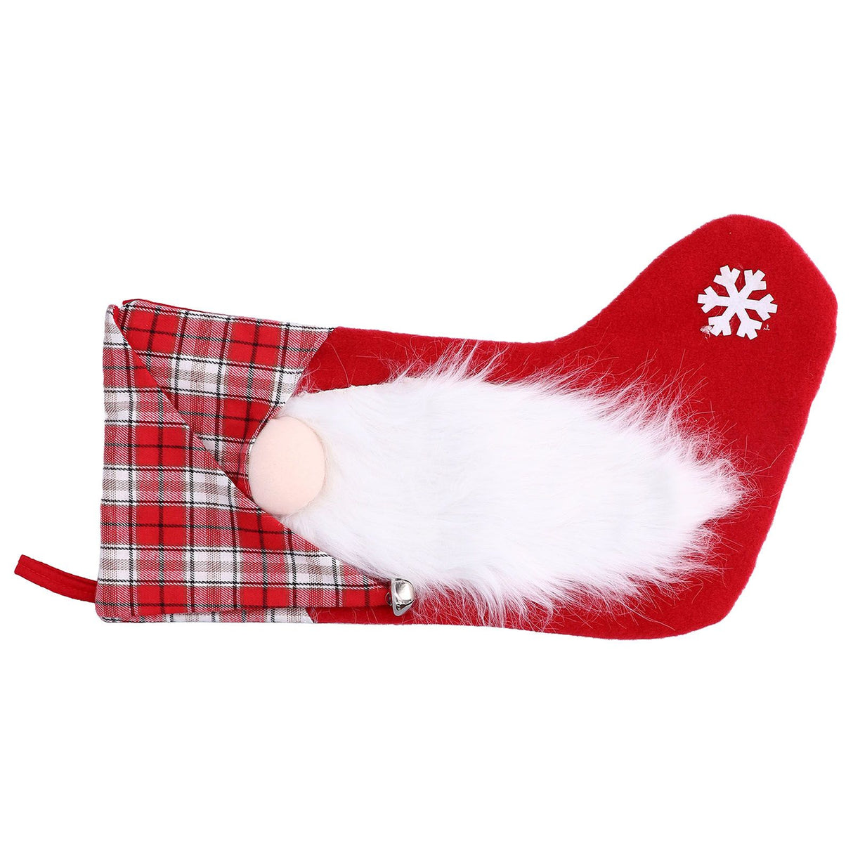 Christmas Stocking Christmas Tree Ornament Gift Bag Christmas Pendant Stocking for Home Party DecorationRed