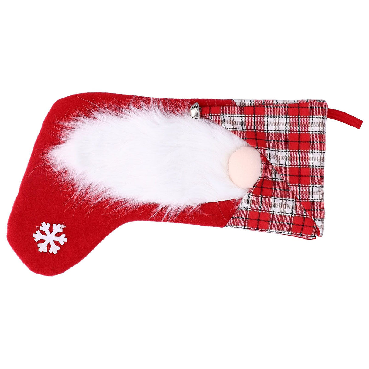 Christmas Stocking Christmas Tree Ornament Gift Bag Christmas Pendant Stocking for Home Party DecorationRed