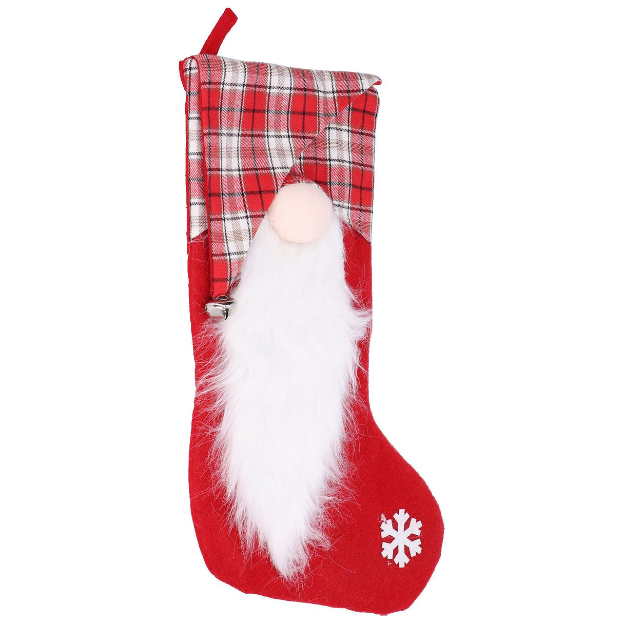Christmas Stocking Christmas Tree Ornament Gift Bag Christmas Pendant Stocking for Home Party DecorationRed