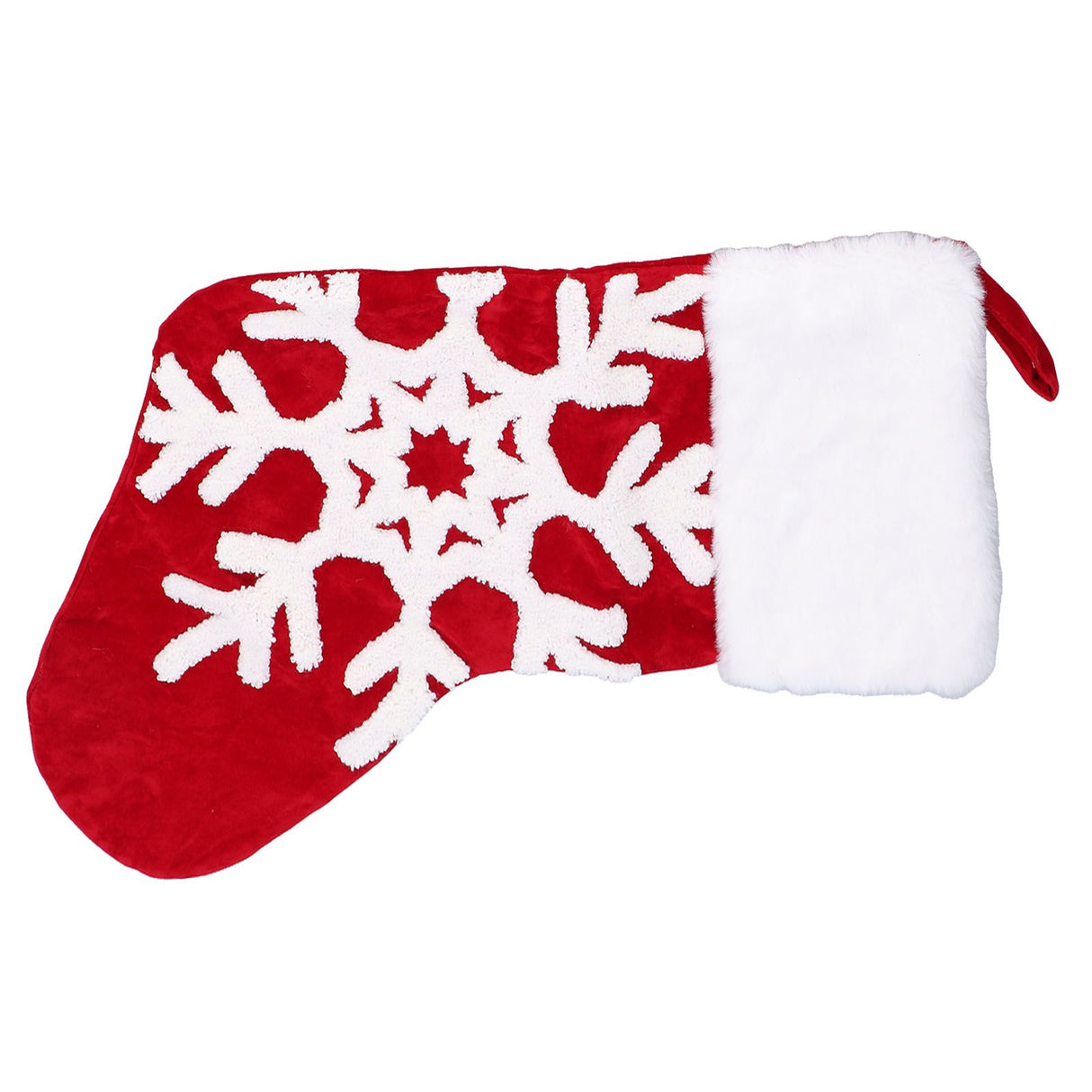 Cute Christmas Stocking Christmas Tree Ornament Gift Bag Christmas Fireplace Pendant for Festival DecorationSnowflake